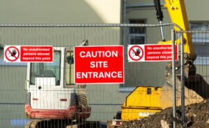 construction site fence keep out